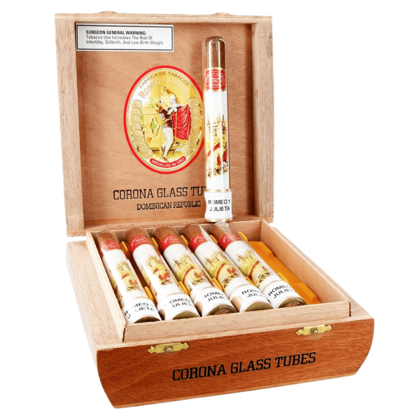 Romeo y Julieta Vintage Corona Glass Tubo