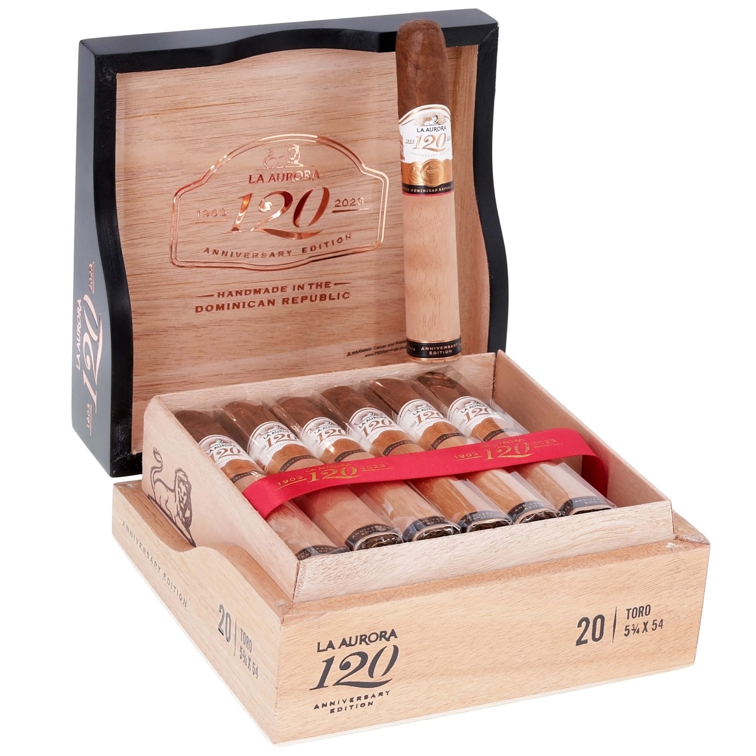 La Aurora 120 aniversario toro 5 3/4 x 54