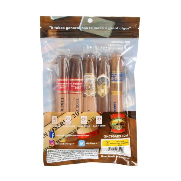 Gran Habano Premium Brand Sampler Pouch