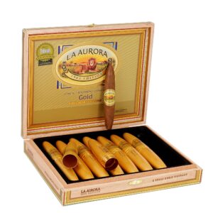 La Aurora Preferidos 1903 Doble Figurado Gold 5x54 Tubo