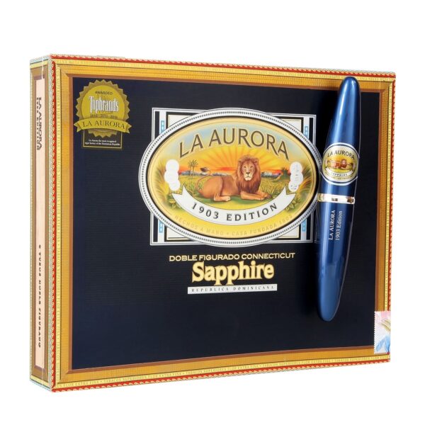 La Aurora Preferidos 1903 Doble Figurado Sapphire 5x54 Tubo - Image 2