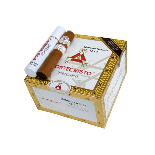 Montecristo White Robusto Grande 5x52 Tubo - Image 2