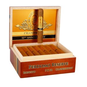Perdomo Reserve 10th Anniversary Champagne Connecticut Robusto 5x54