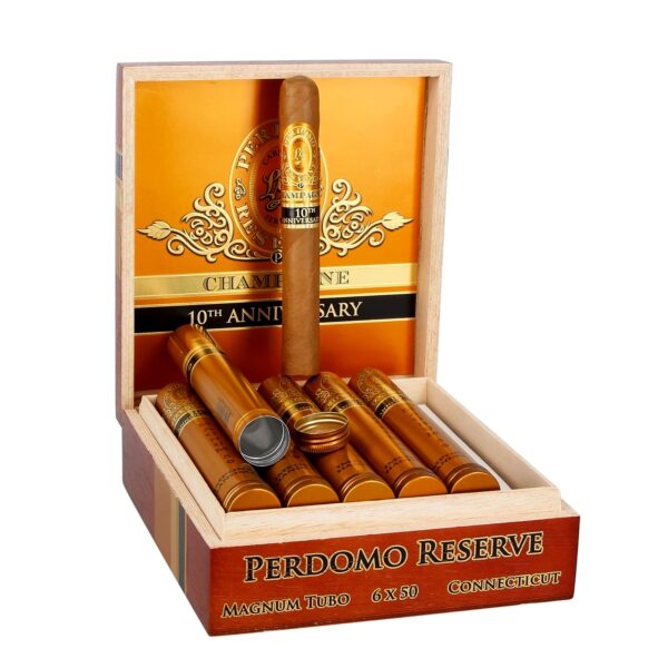 Perdomo Reserve 10th Anniversary Champagne Magnum Tubo 6x50