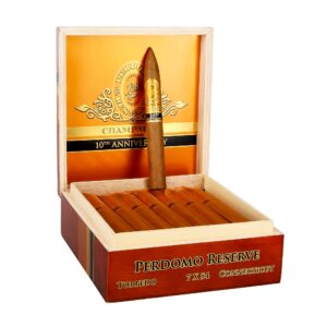Perdomo Reserve 10th Anniversary Torpedo Champagne Connecticut 7x54