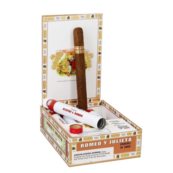 Romeo y Julieta 1875 Churchill 7x50 tubo